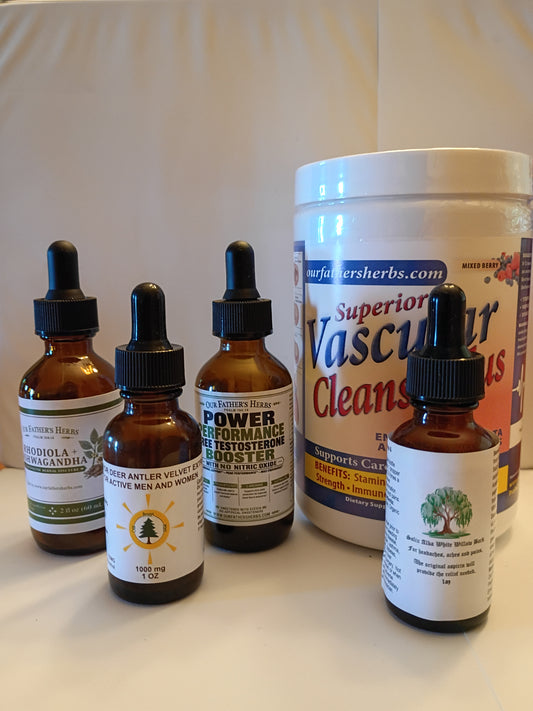 NEW MAXIMUM RESULTS 3 TESTOSTERONE BOOSTING TINCTURES A PACKAGE BUNDLE INCLUDING "NATURAL VIAGRA" THE ORIGINAL ASPIRIN