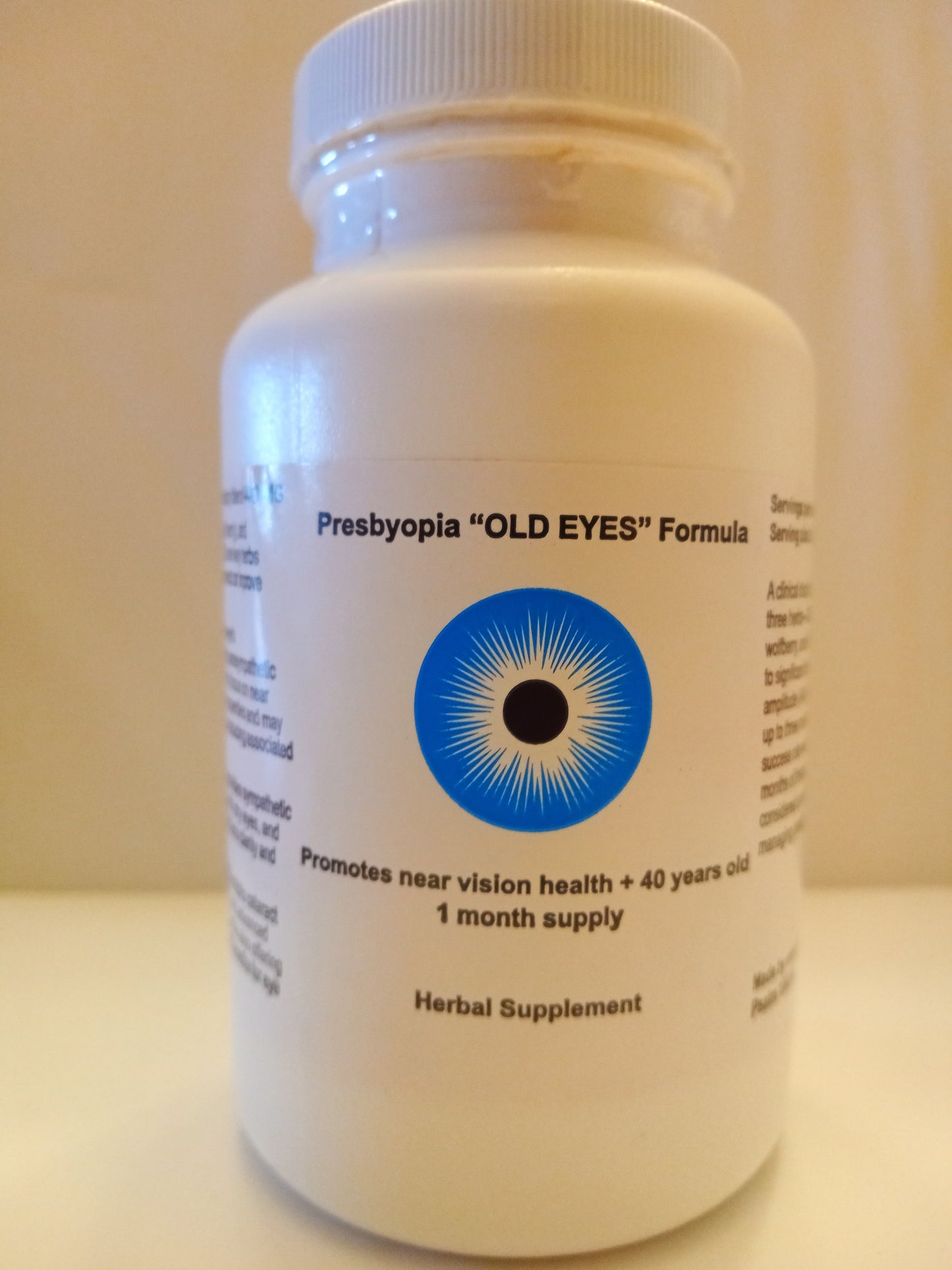   Presbyopia "OLD EYES" Formula  Promotes near vision health + 40 years old