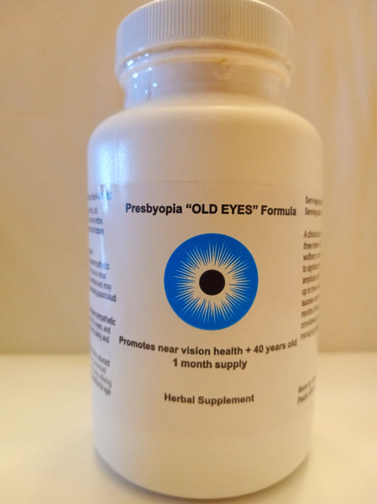   Presbyopia "OLD EYES" Formula  Promotes near vision health + 40 years old