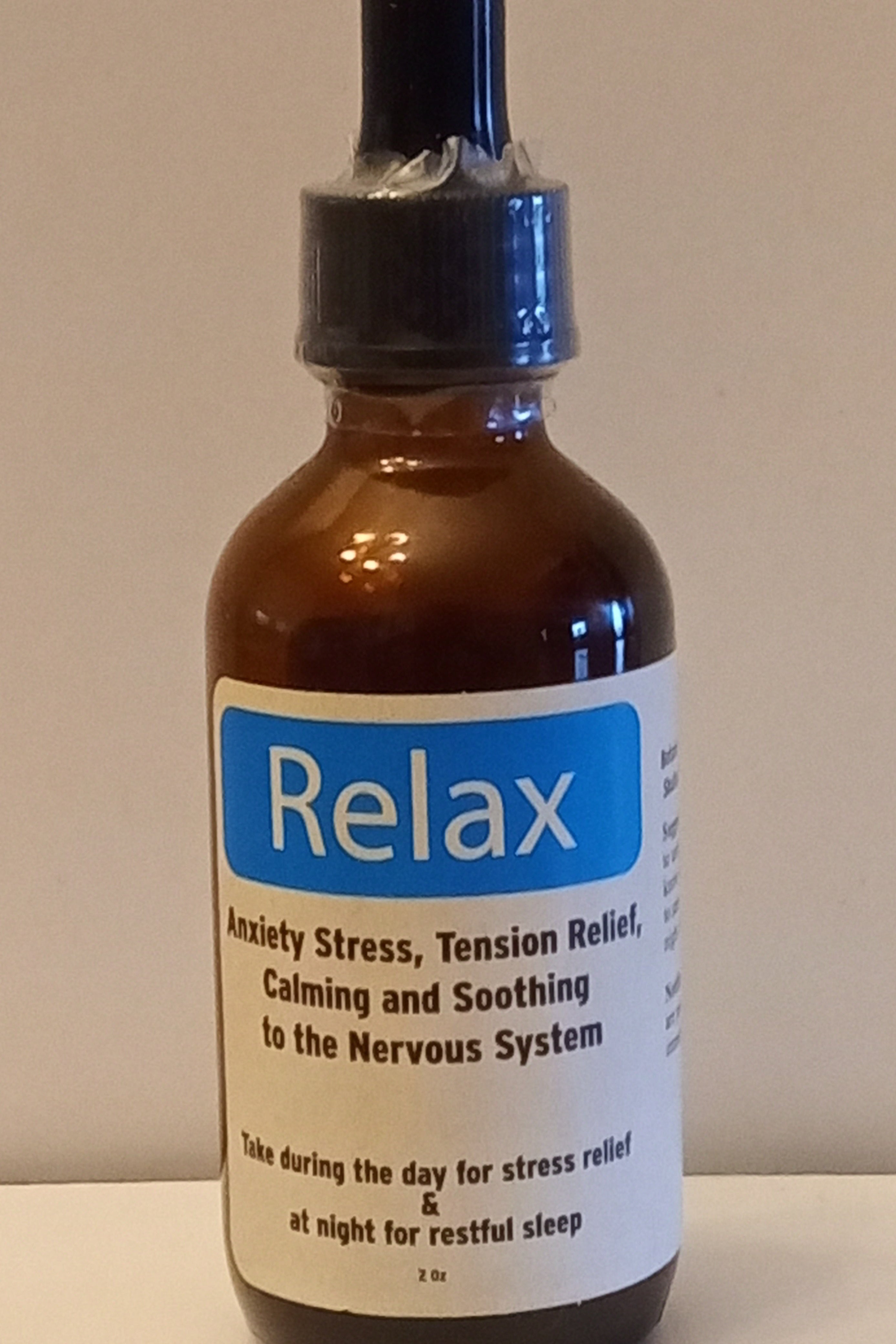 RELAX ANXIETY STRESS, TENSION RELIEF, CALMING AND SOOTHING NERVINE HER ...