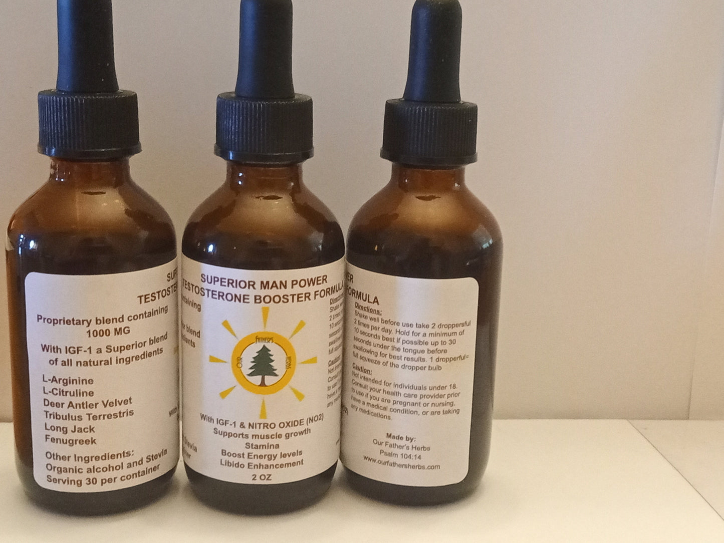 Superior Man Power Testosterone booster tincture
