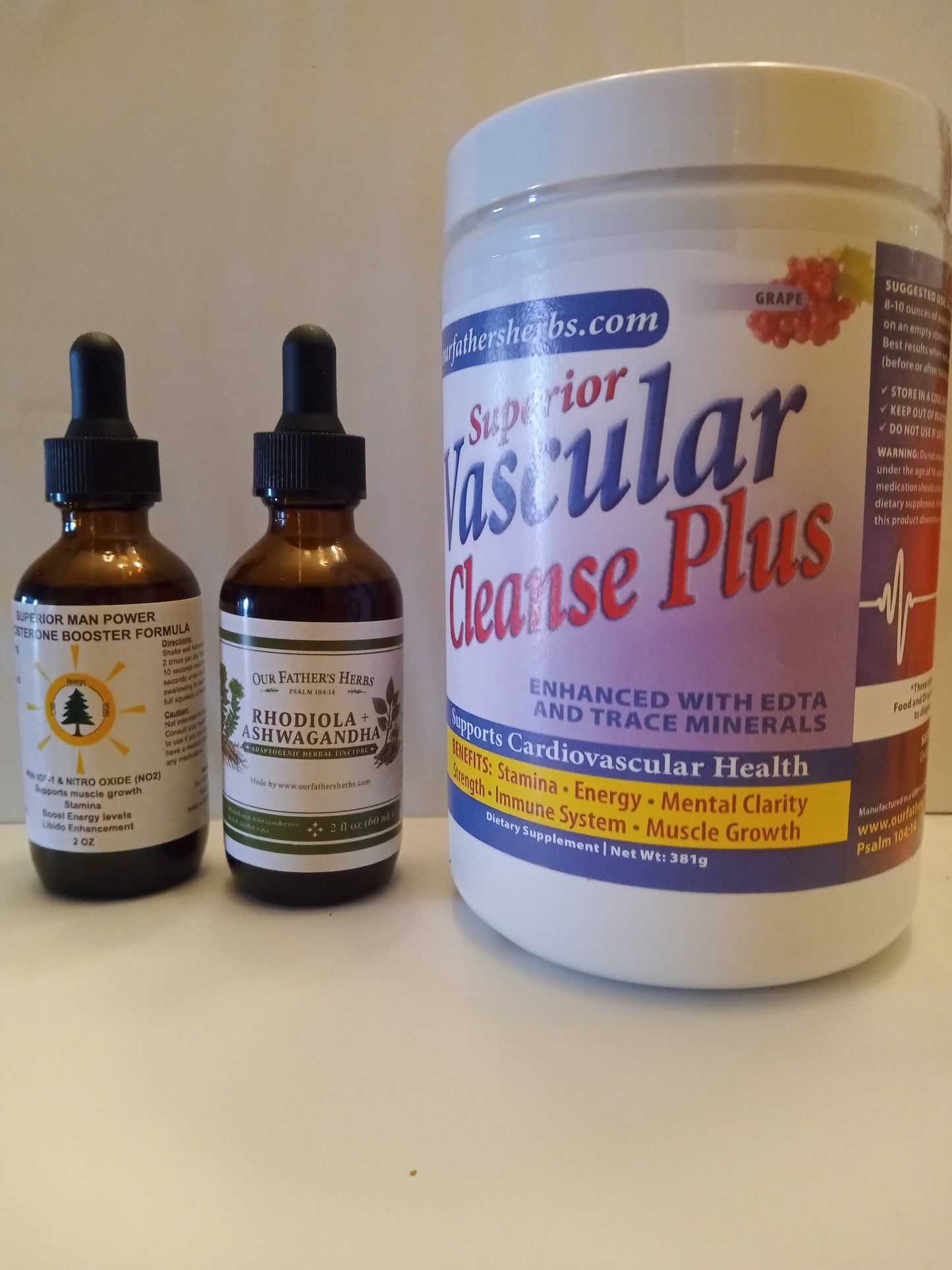 A Superior Power pack combination "Natural Viagra" + Testosterone booster, energy, Stamina HOT DEALS | Our Father's Herbs